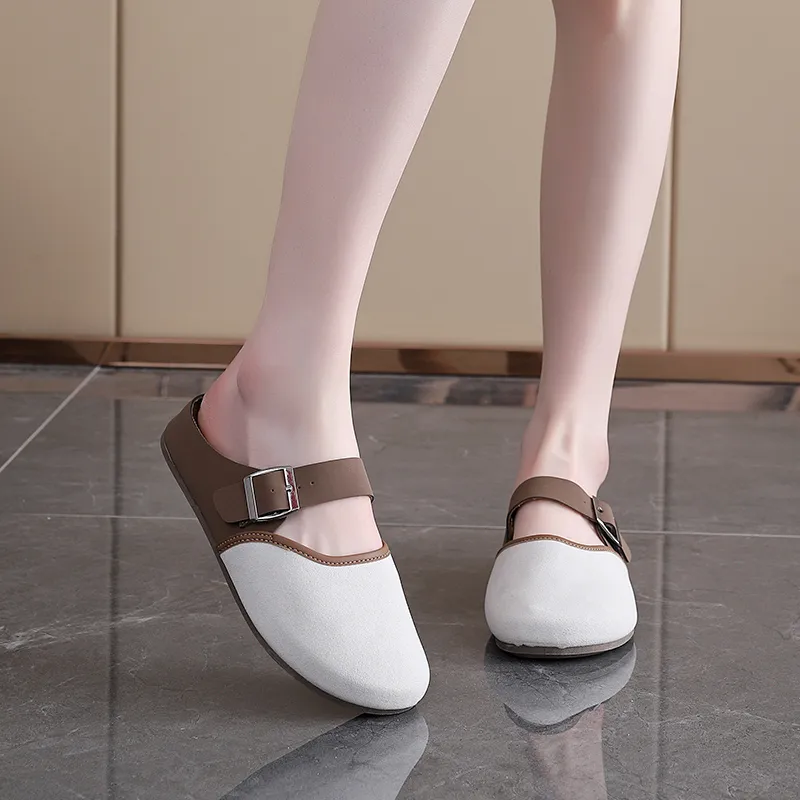 JOHLIN DREAM Abrasion Resistant Closed Toe Slippers Women's-6