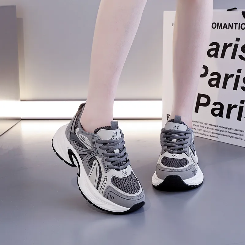 JOHLIN DREAM Breathable Low Top Chunky Sneakers Women's-4