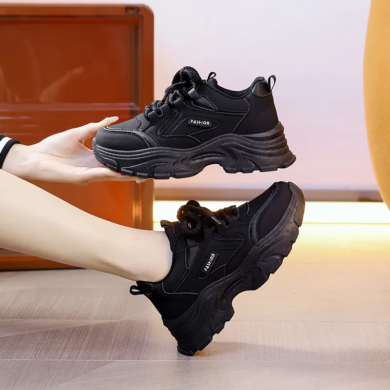 JOHLIN DREAM Cushioning Wear-Resistant Low-Top Chunky Sneakers Women's-4
