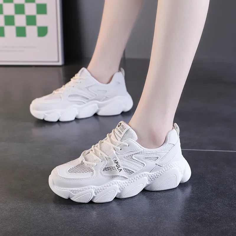 JOHLIN DREAM Breathable Height Increasing Low-Top Chunky Sneakers Women's-2