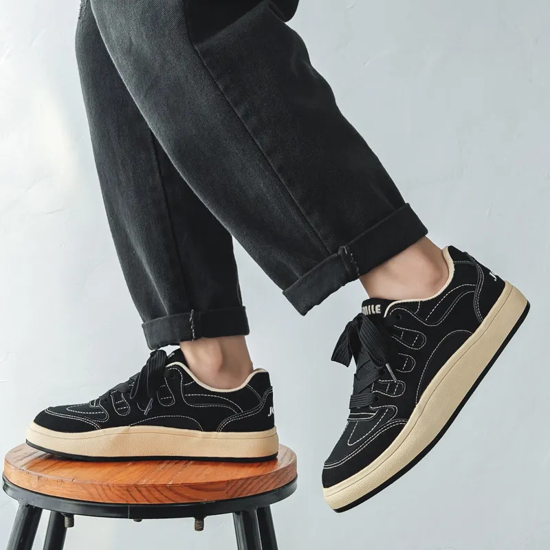 JOHLIN DREAM Slip Resistant Low Top Skateboard Shoes Men's-1