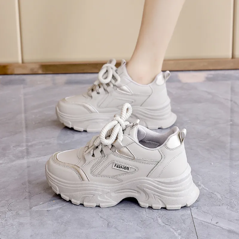 JOHLIN DREAM Cushioning Wear-Resistant Low-Top Chunky Sneakers Women's-9
