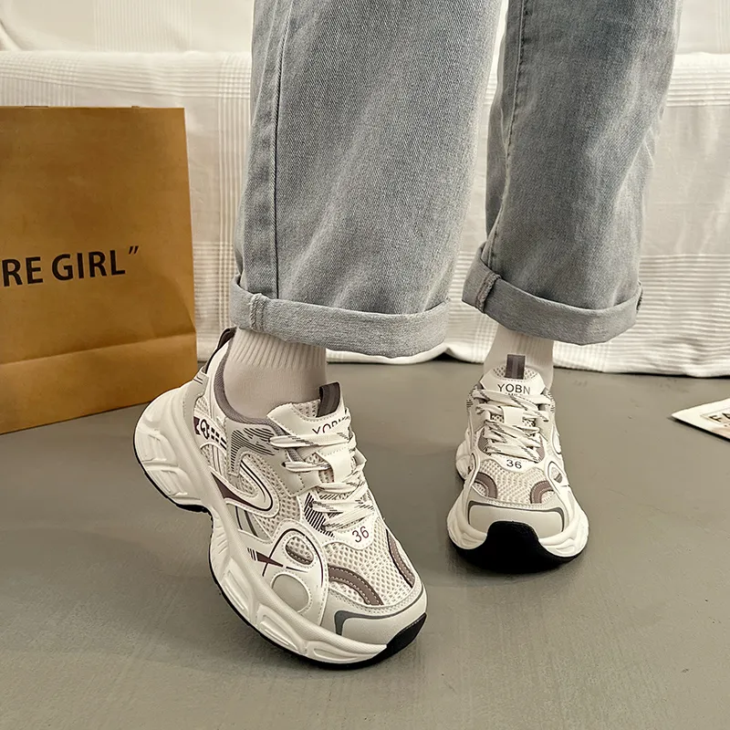 JOHLIN DREAM Height Increasing Low-Top Chunky Sneakers Women's-8