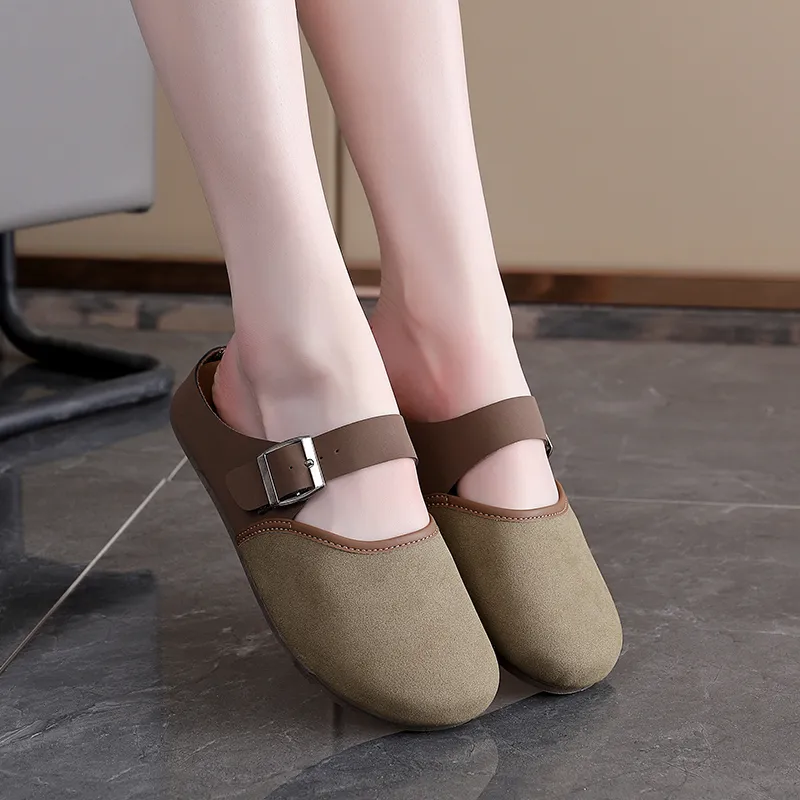 JOHLIN DREAM Abrasion Resistant Closed Toe Slippers Women's-3