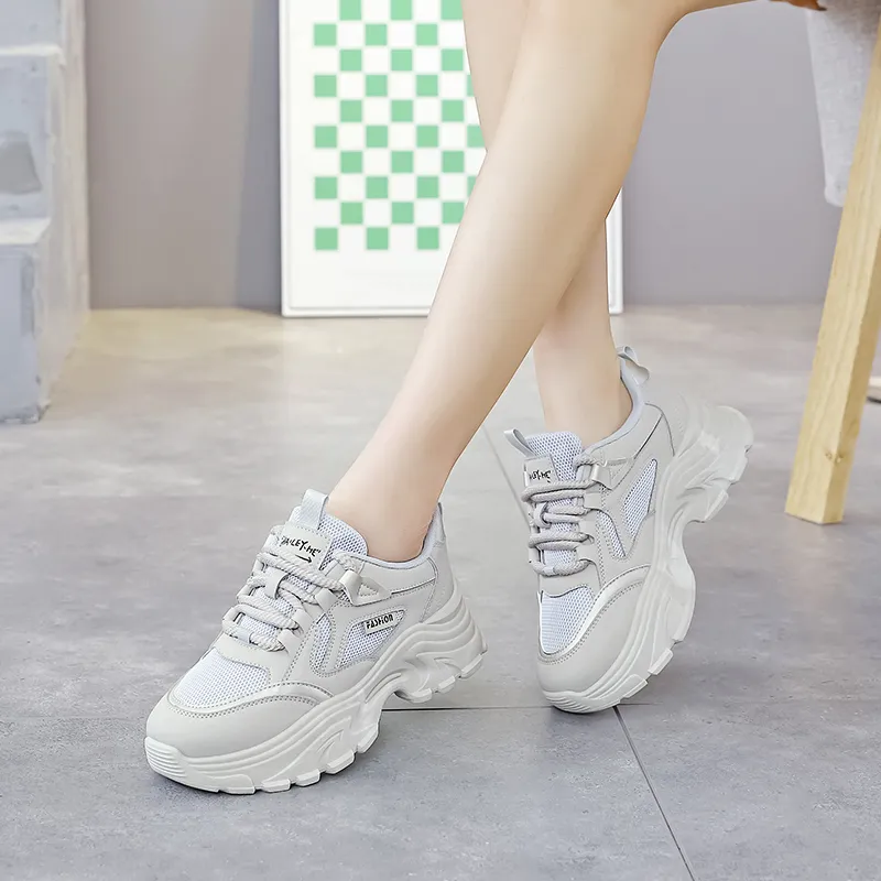 JOHLIN DREAM Breathable Low-Top Chunky Sneakers Women's-6