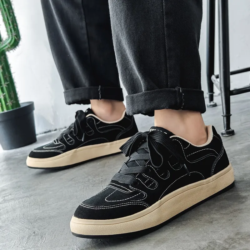 JOHLIN DREAM Slip Resistant Low Top Skateboard Shoes Men's-2