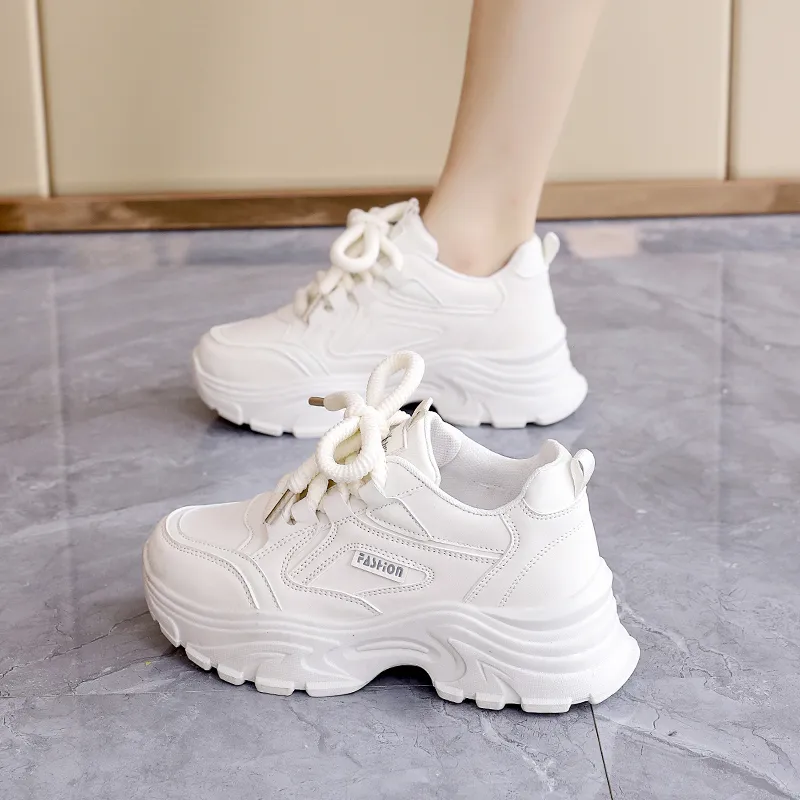 JOHLIN DREAM Cushioning Wear-Resistant Low-Top Chunky Sneakers Women's-15