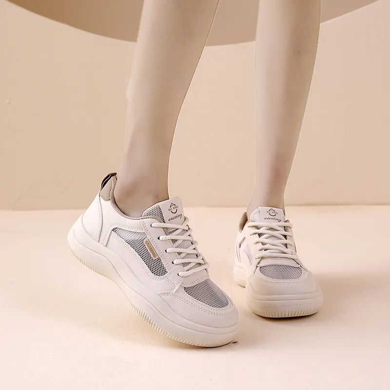 JOHLIN DREAM Wear-Resistant Breathable Height Increasing Low-Top Chunky Sneakers Women's-8