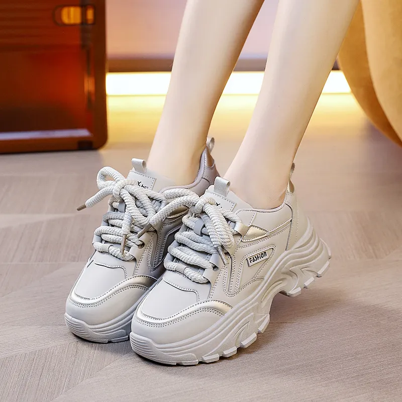JOHLIN DREAM Cushioning Wear-Resistant Low-Top Chunky Sneakers Women's-10