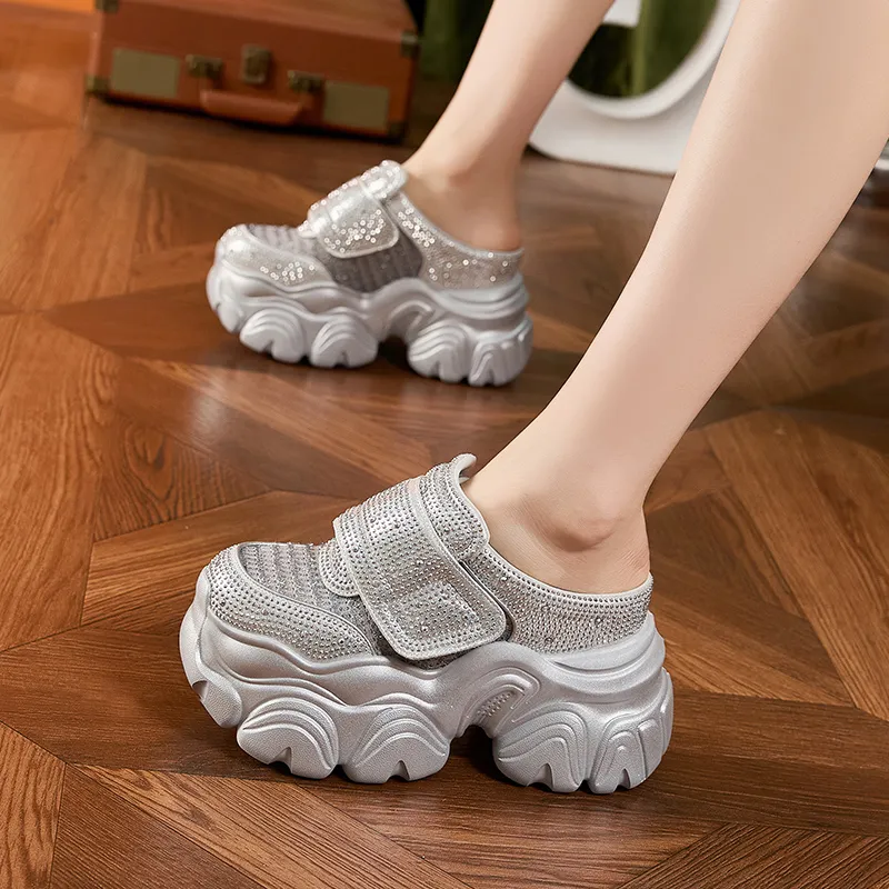 Milan Love Song Rubber Sole Abrasion Resistant Slip Resistant Closed Toe Slippers Women's-1