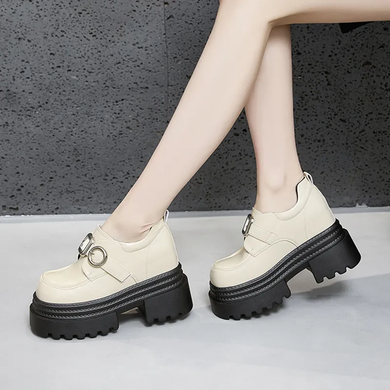 Milan Love Song Chunky Heel High Heels 10CM Women's-7