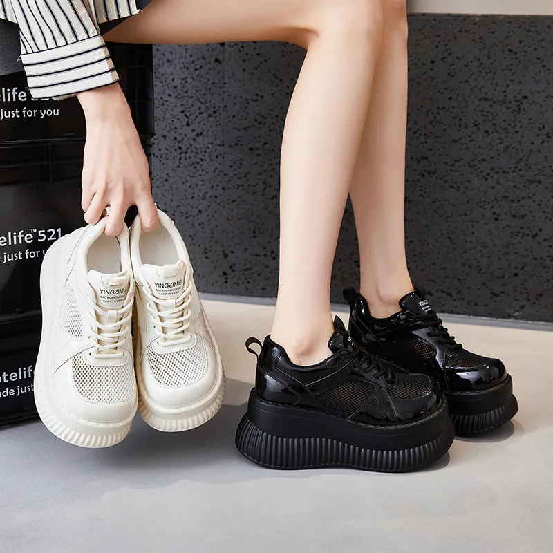 Milan Love Song Casual Single Shoes 8.5cm Women's Black-10