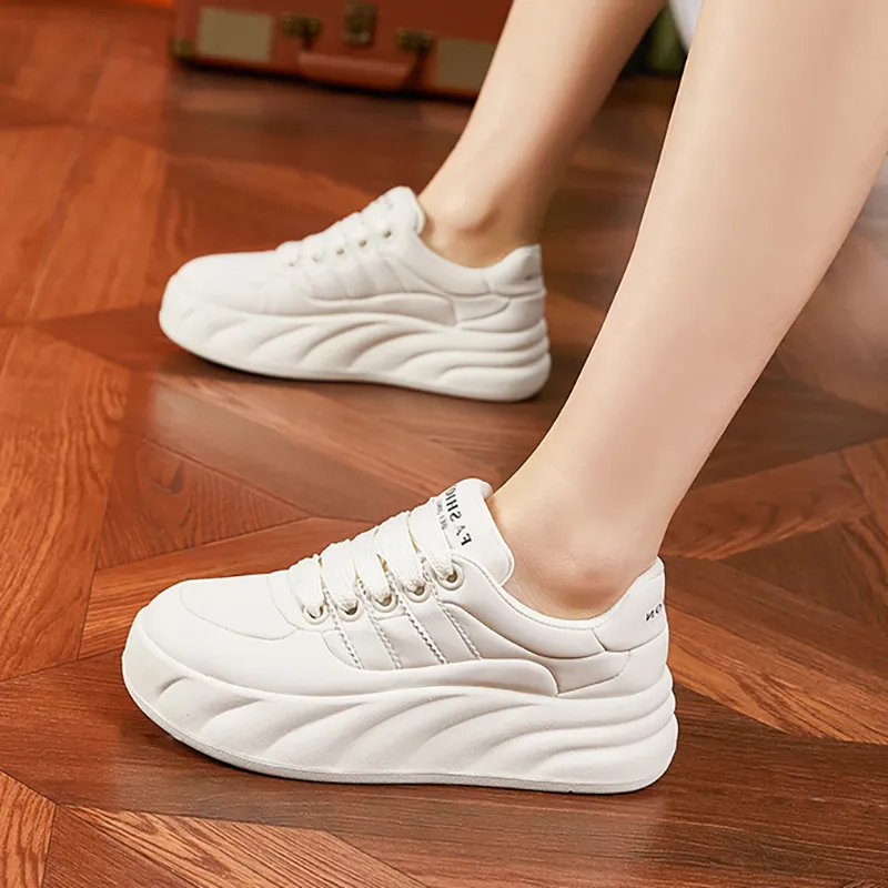 Milan Love Song Balanced Wear-Resistant Quick-Drying Water-Resistant Low-Top Skateboard Shoes Women's Beige Black-10