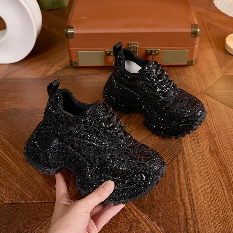 Milan Love Song Cushioning, Wear Resistant Low Top Chunky Sneakers Women's-13