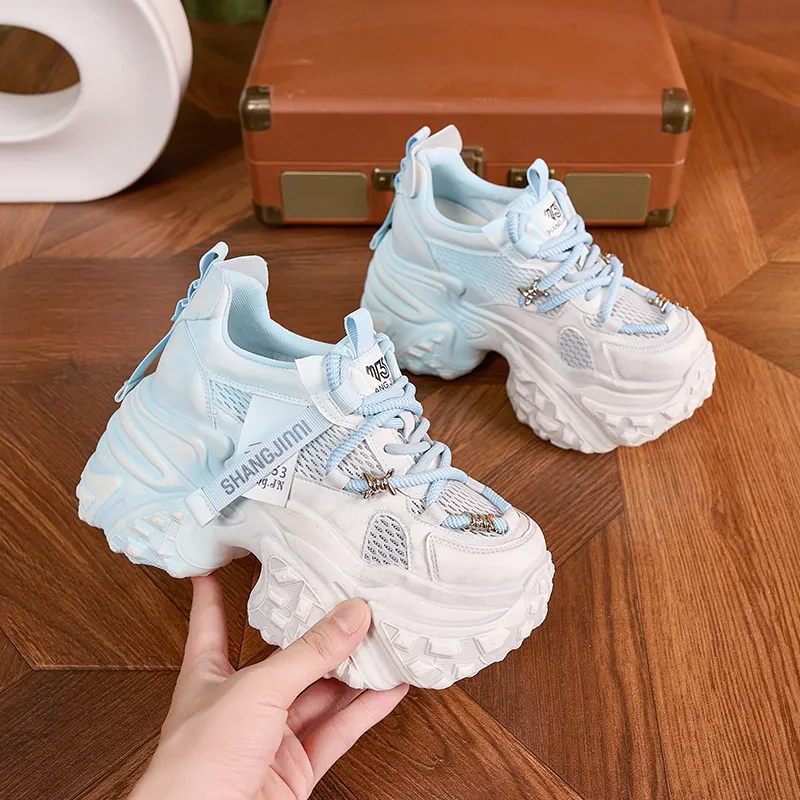 Milan Love Song Shock Absorbers Slip Resistant, Abrasion Resistant, Breathable Low Top Chunky Sneakers Women's-2