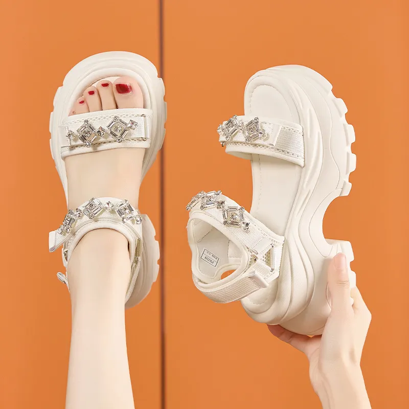 Milan Love Song One Strap Sandals 8.5cm Women's-8