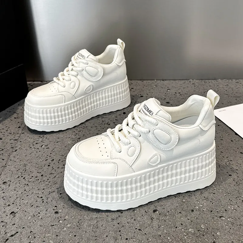 Milan Love Song Height Increasing Low-Top Skateboard Shoes 8cm Women's-10