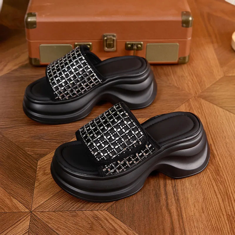 Milan Love Song Quiet Abrasion Resistant Cushioning Slide Slippers Women's-2