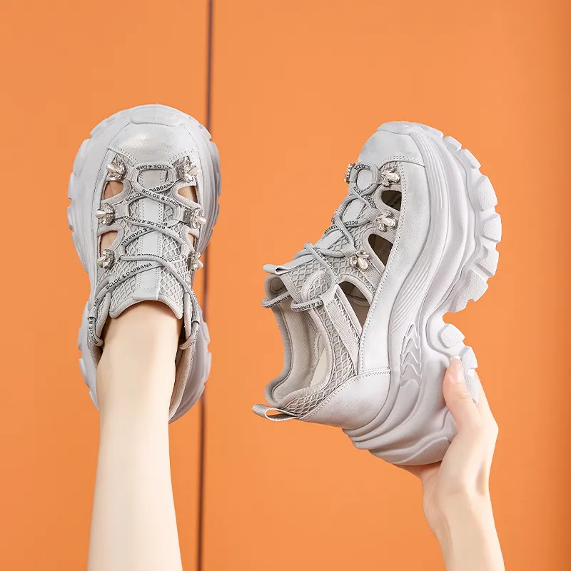 Milan Love Song Anti Slip Wear Resistant Low Top Chunky Sneakers Women's-11
