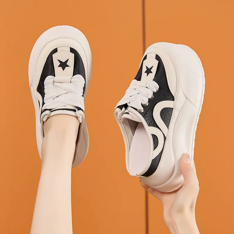 Milan Love Song Rubber Sole Quiet Abrasion Resistant Slip Resistant Closed Toe Slippers Women's-5