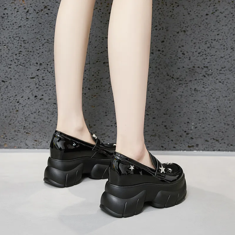 Milan Love Song Chunky Heel High Heels 10CM Women's-3