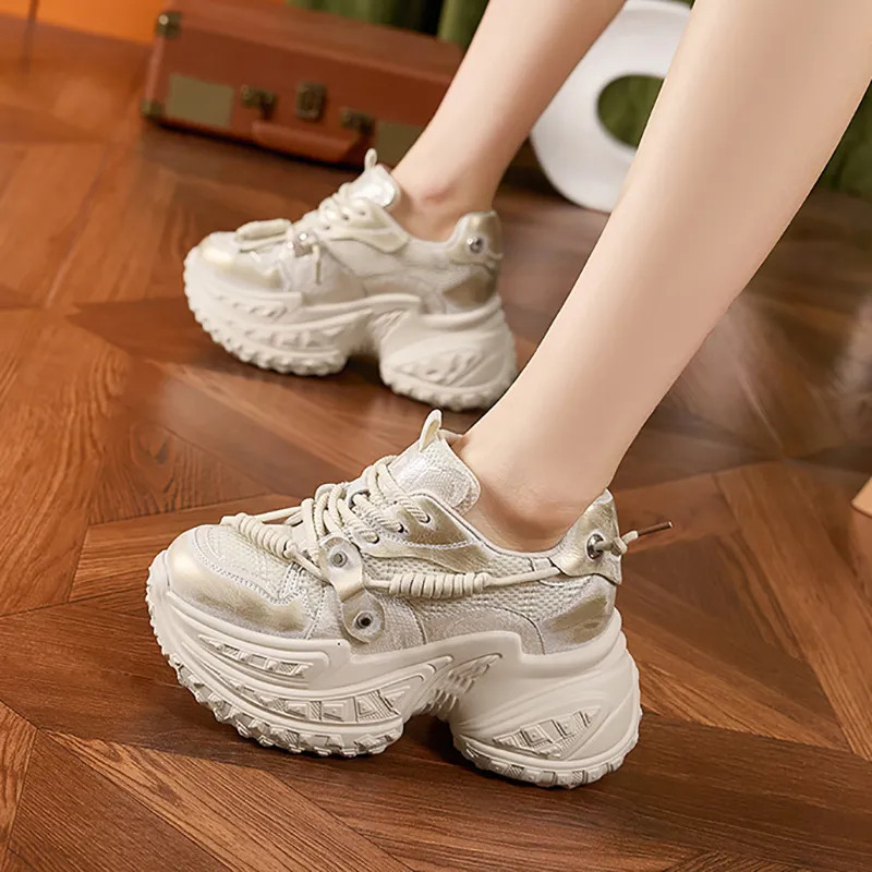 Milan Love Song Low Top Chunky Sneakers Women's-8