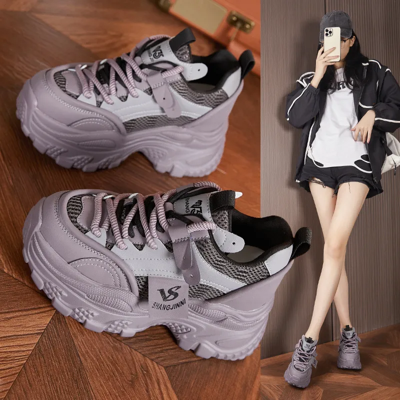 Milan Love Song Low-Top Chunky Sneakers Women's-4