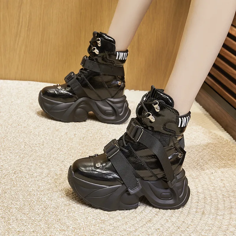 Milan Love Song Height Increasing High Top Chunky Sneakers Women's-6