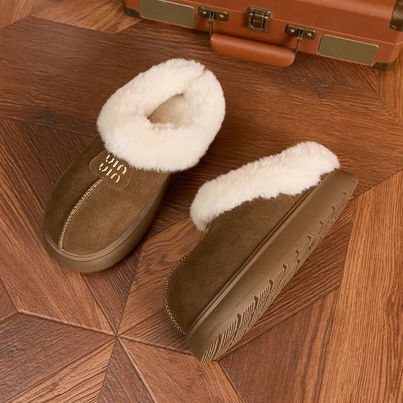Milan Love Song Rubber Sole Quiet Odor Resistant Abrasion Resistant Wrap toe Slippers Women's-8