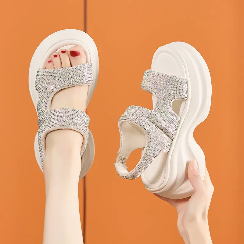 Milan Love Song One Strap Sandals 8cm Women's-8