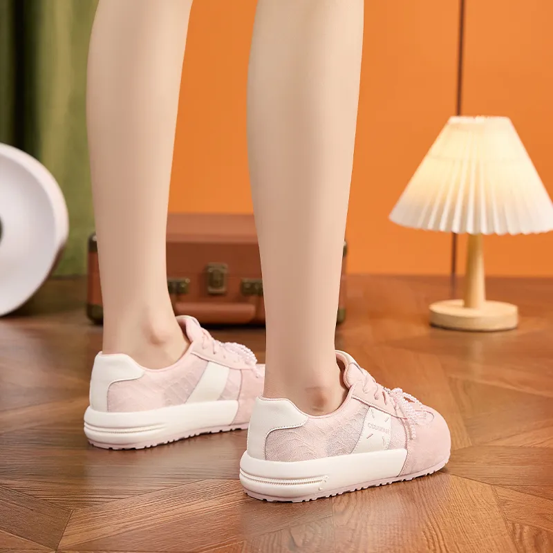 Milan Love Song Cushioning Lightweight Moisture Wicking Low Top Skateboard Shoes Women's-5