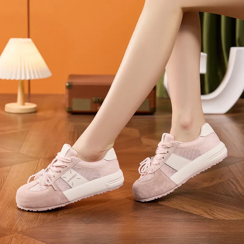 Milan Love Song Cushioning Lightweight Moisture Wicking Low Top Skateboard Shoes Women's-4