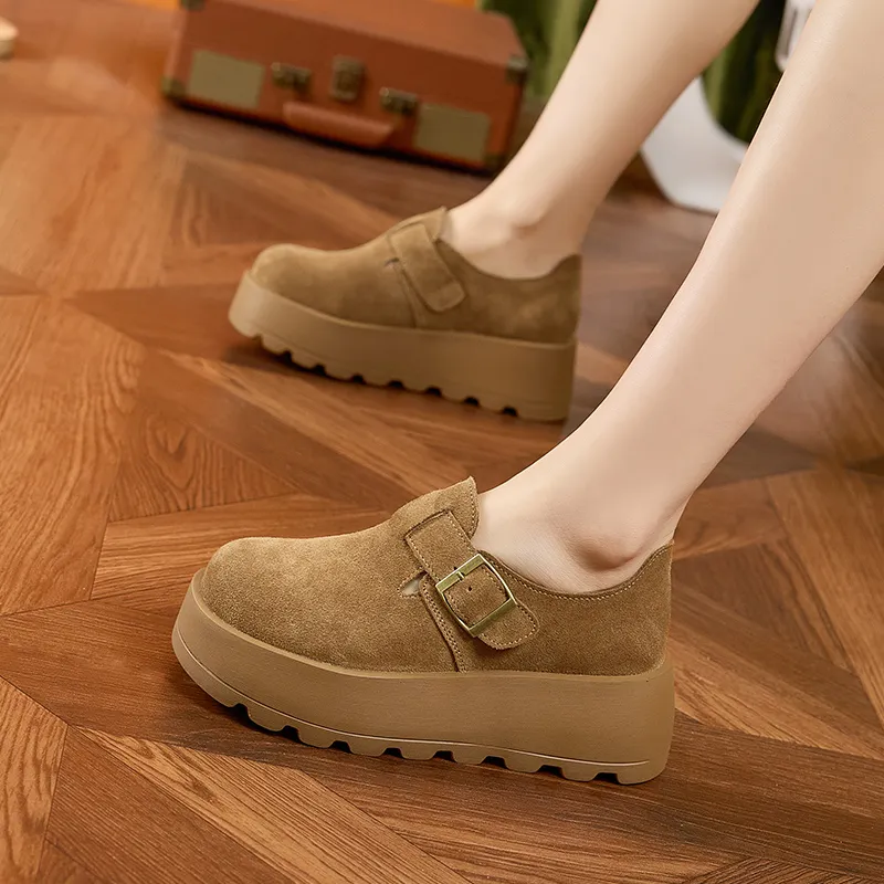 Milan Love Song Casual Single Shoes 7CM HIGH HEEL Women's-4