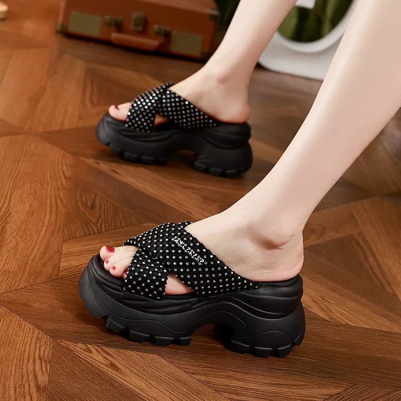 Milan Love Song Slip Resistant Abrasion Resistant Cushioning Slide Slippers Women's-3