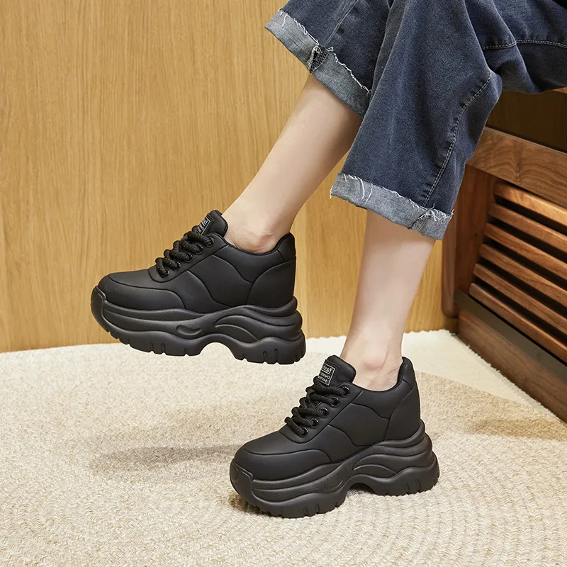 Milan Love Song Wear-Resistant Lightweight Height Increasing Low-Top Casual Shoes Women's-2