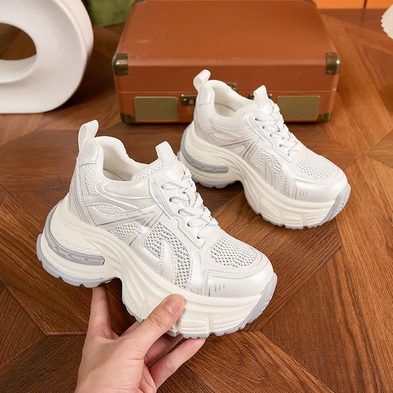 Milan Love Song Cushioning, Slip Resistant, And Abrasion Resistant Low Top Chunky Sneakers Women's-12
