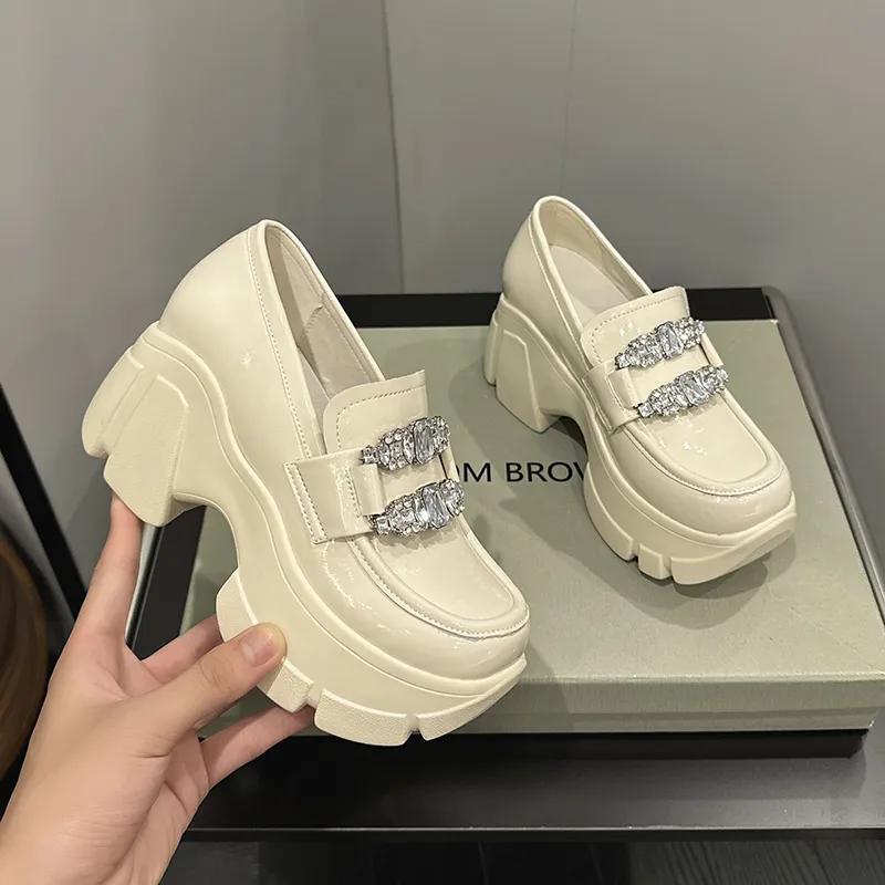 Milan Love Song Loafers 8cm Women's-11
