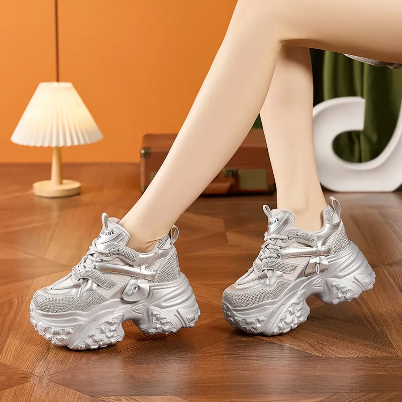 Milan Love Song Low Top Chunky Sneakers Women's-16