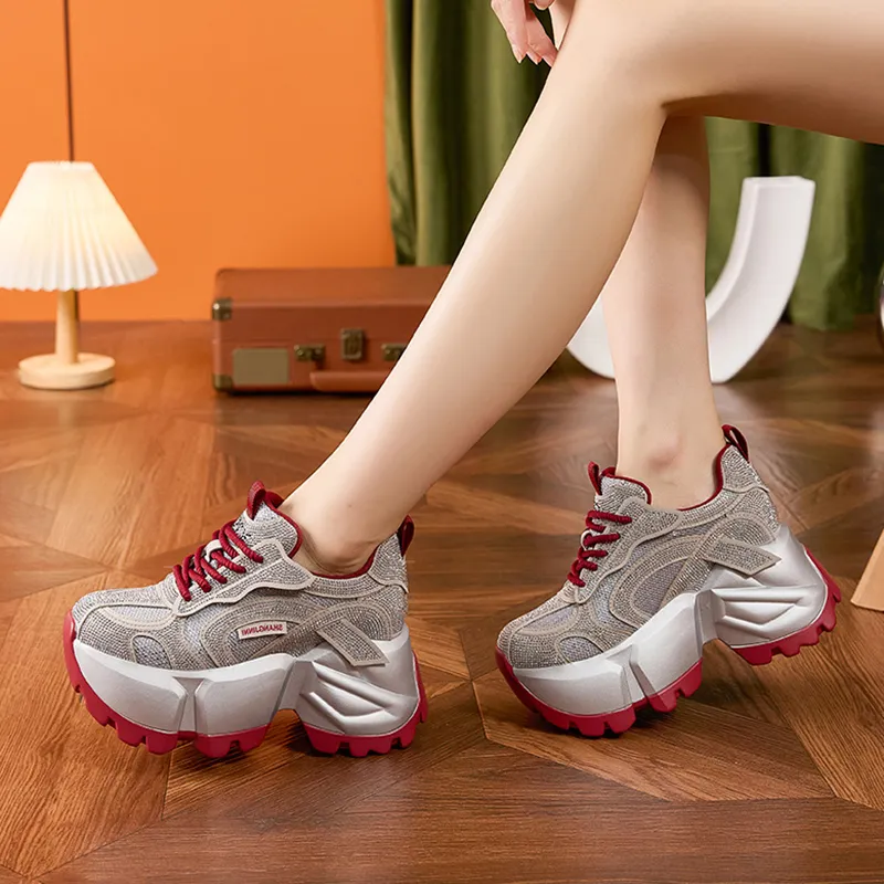 Milan Love Song Low Top Chunky Sneakers Women's-3