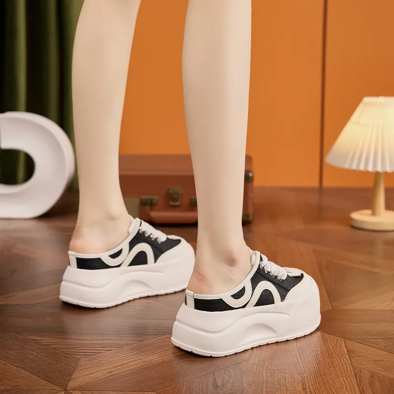 Milan Love Song Rubber Sole Quiet Abrasion Resistant Slip Resistant Closed Toe Slippers Women's-1