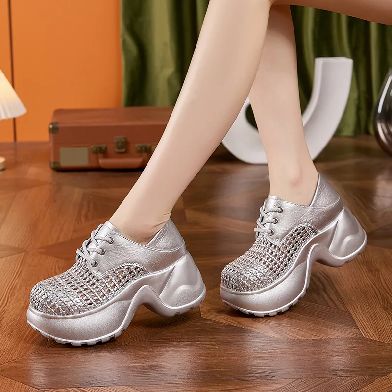 Milan Love Song Shock Absorbers With Abrasion Resistant And Slip Resistant Properties Low Top Chunky Sneakers Women's-4