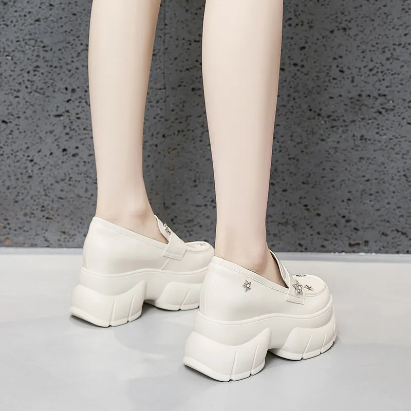 Milan Love Song Chunky Heel High Heels 10CM Women's-8