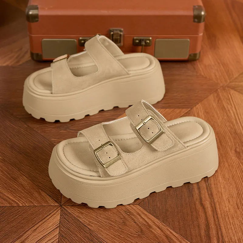 Milan Love Song Metal Slip Resistant Abrasion Resistant Slide Slippers Women's-16