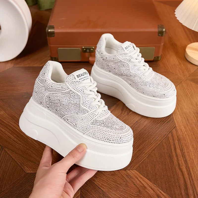 Milan Love Song Anti Slip And Wear Resistant Height Increasing Low Top Casual Shoes Women's-6