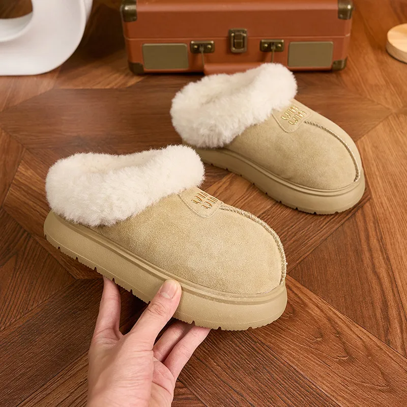 Milan Love Song Rubber Sole Quiet Odor Resistant Abrasion Resistant Wrap toe Slippers Women's-3