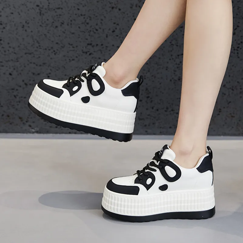 Milan Love Song Height Increasing Low-Top Skateboard Shoes 8cm Women's-5