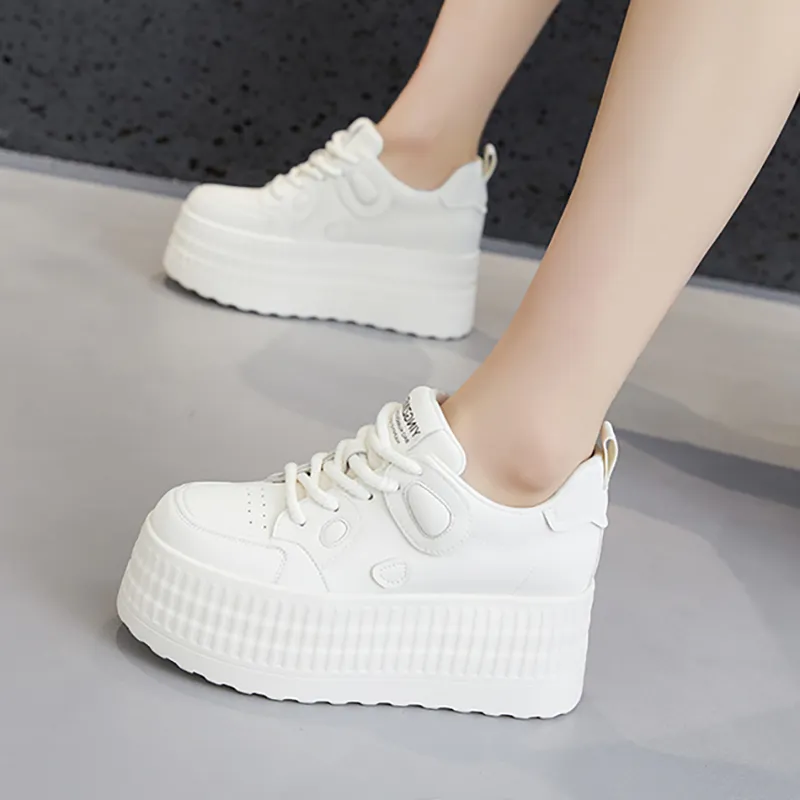 Milan Love Song Height Increasing Low-Top Skateboard Shoes 8cm Women's-8