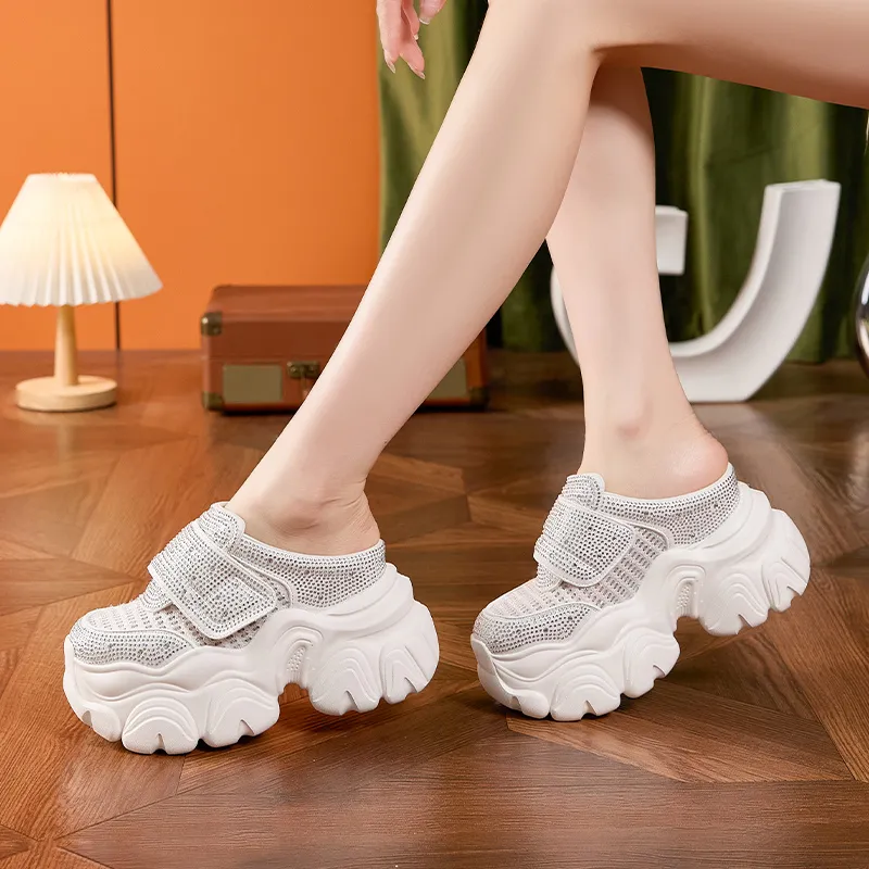 Milan Love Song Rubber Sole Abrasion Resistant Slip Resistant Closed Toe Slippers Women's-13
