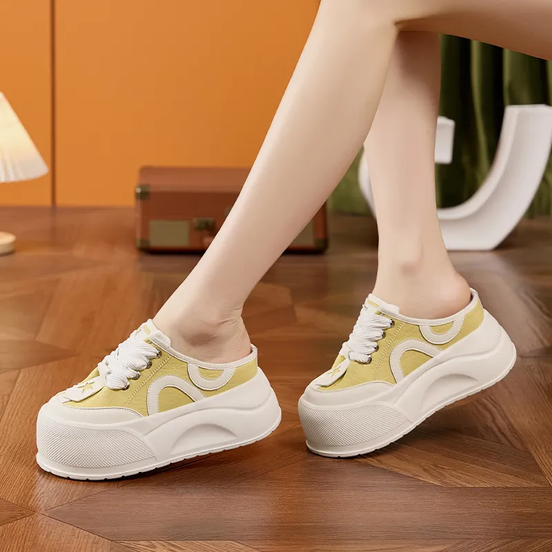 Milan Love Song Rubber Sole Quiet Abrasion Resistant Slip Resistant Closed Toe Slippers Women's-10