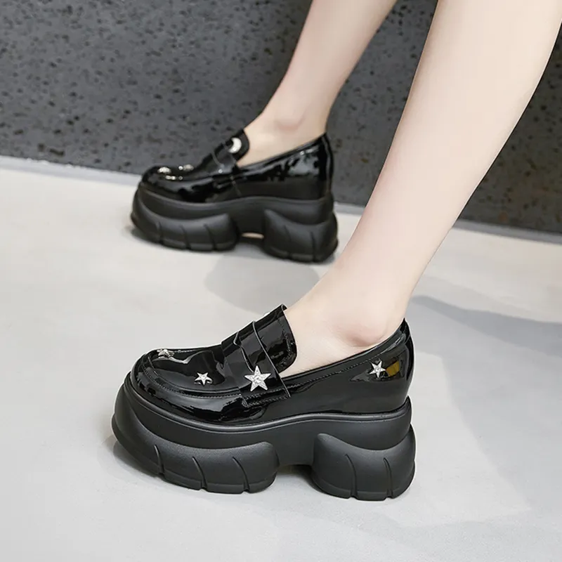 Milan Love Song Chunky Heel High Heels 10CM Women's-2